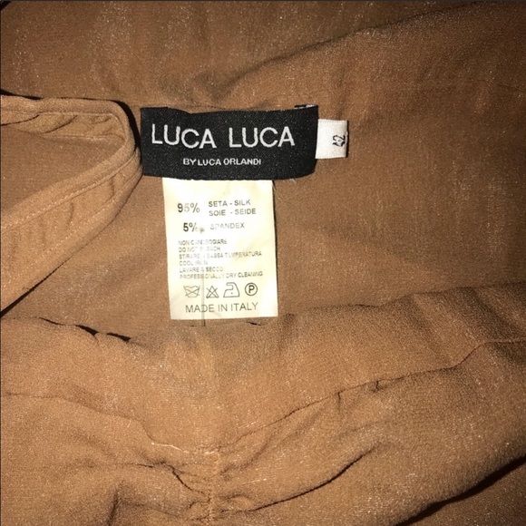 Luca Luca by Luca Orlandi Vintage Nude Ruched Top - Picture 4 of 7